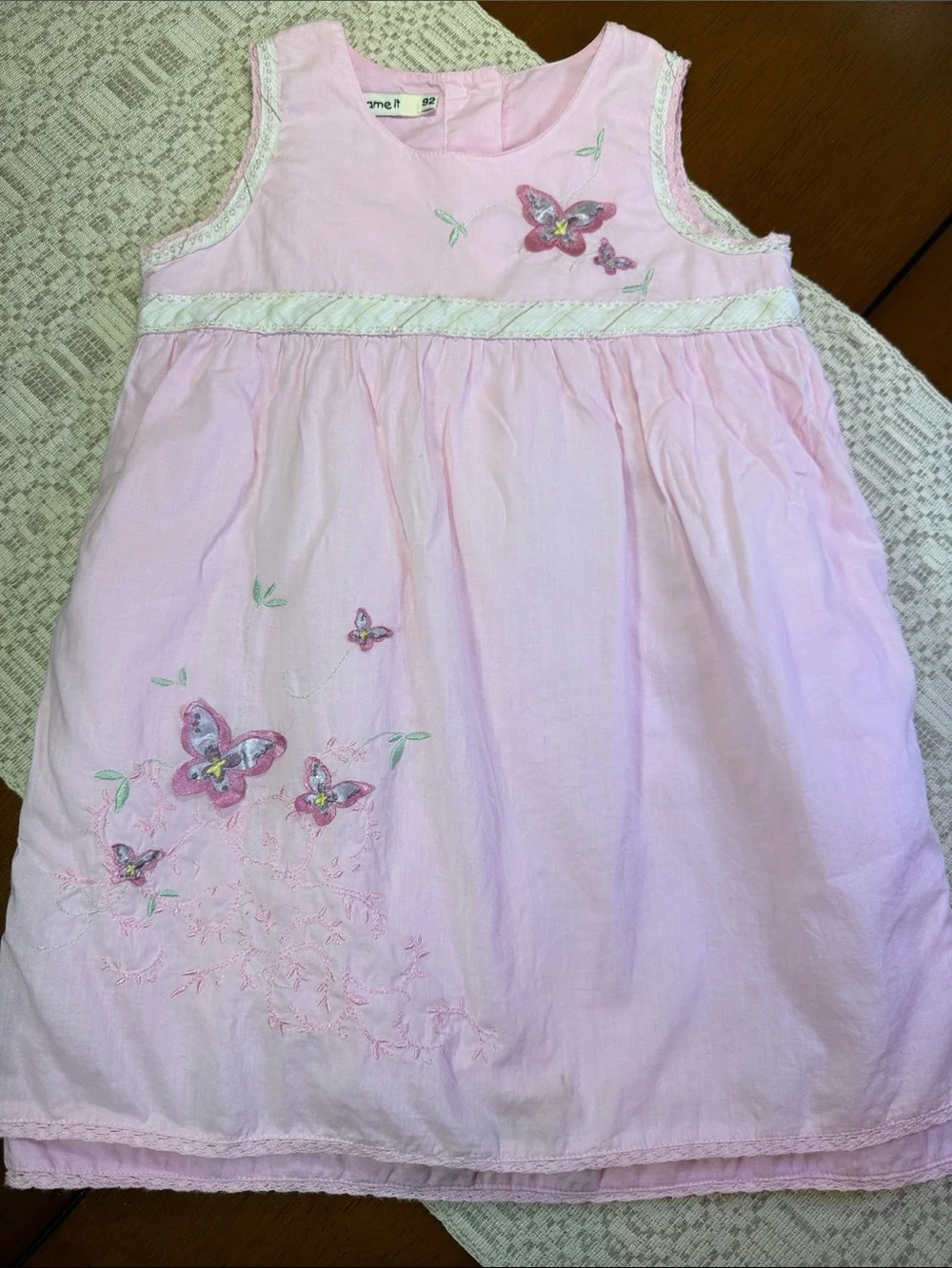 Girls’ Pastel Pink Dress